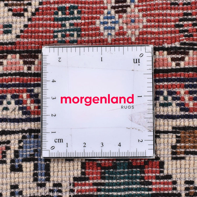 Perserteppich - Nomadic quadratisch  - 203 x 196 cm - hellrot