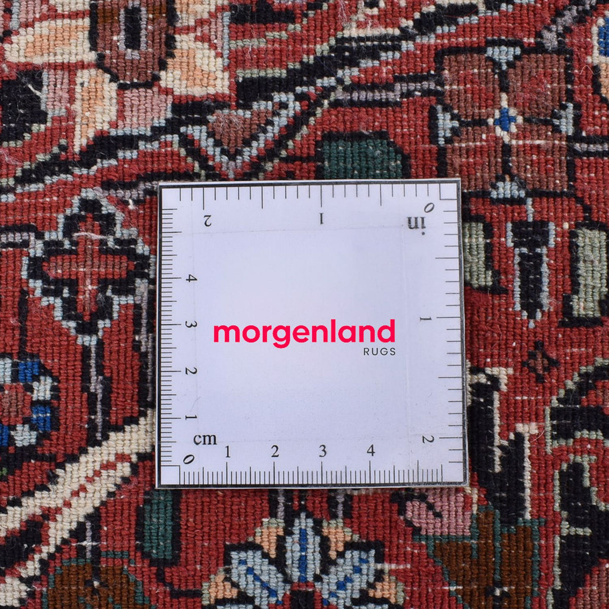 Perserteppich - Bidjar rund  - 300 x 300 cm - hellrot