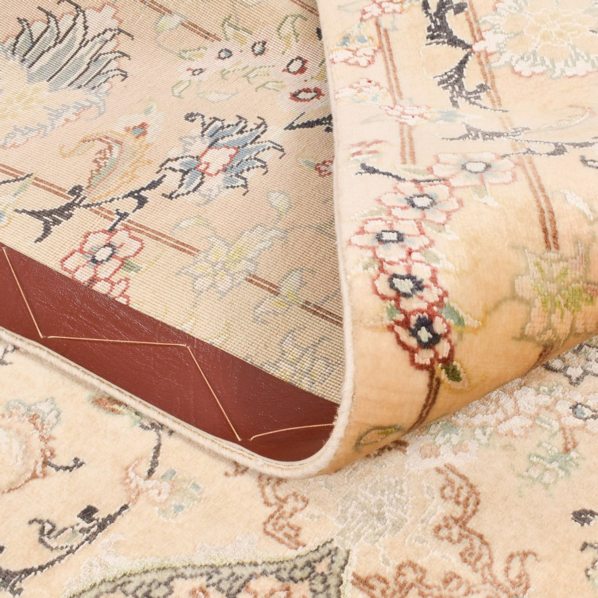 Perserteppich - Täbriz - Royal - 198 x 148 cm - caramel