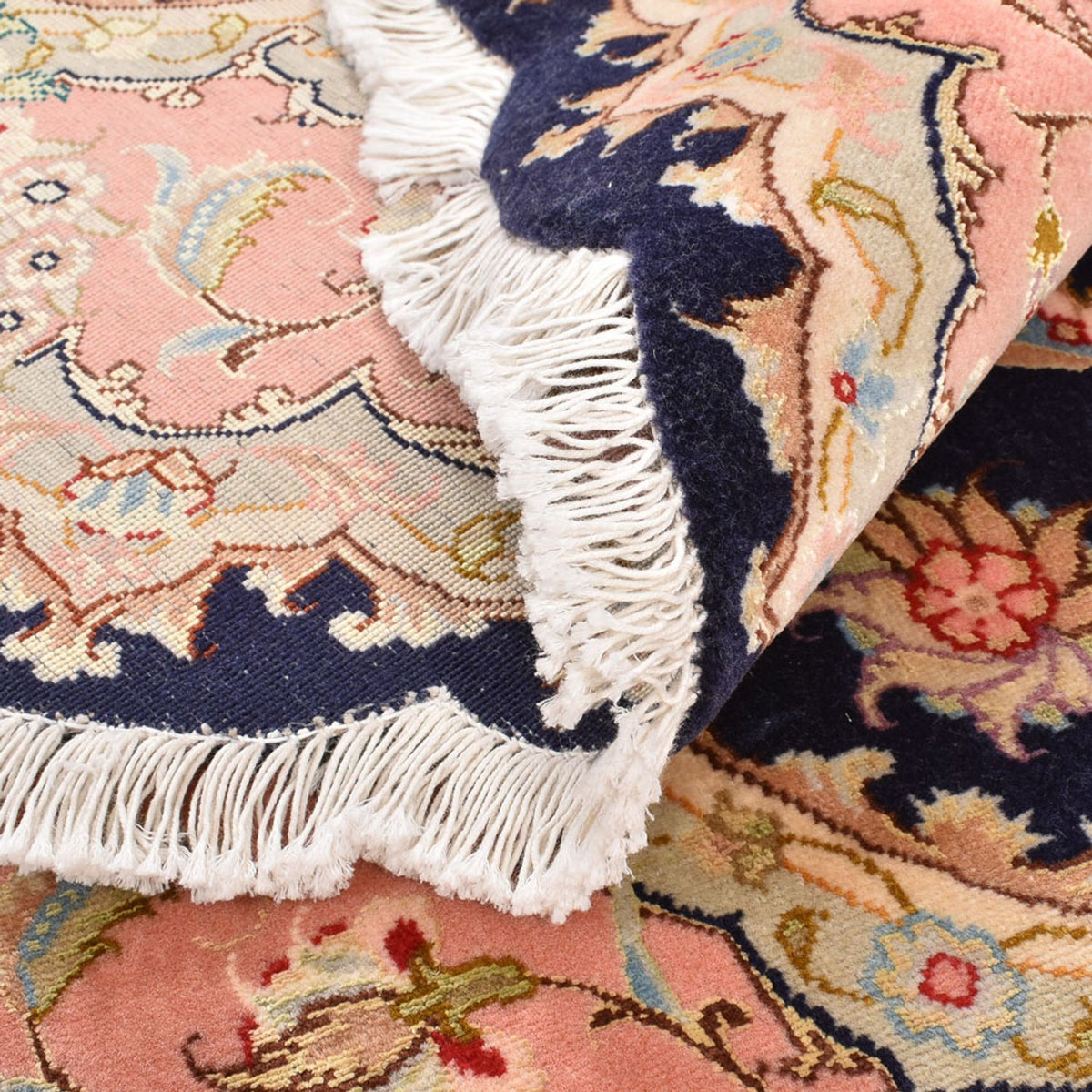 Perserteppich - Täbriz - Premium rund  - 150 x 150 cm - mehrfarbig