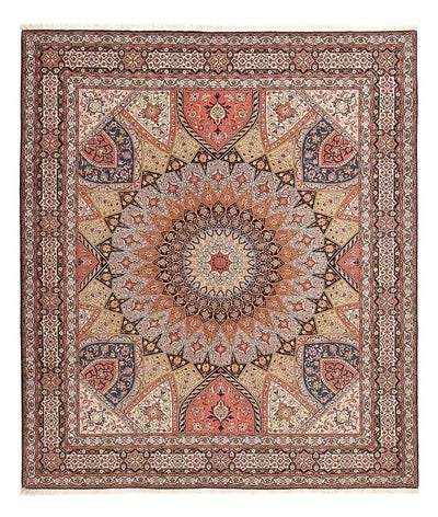 Täbriz - 50 Raj Teppich 253x302cm - Perserteppich
