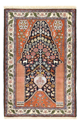 Gabbeh Teppich - Kaschkuli Perser - 118 x 81 cm - mehrfarbig