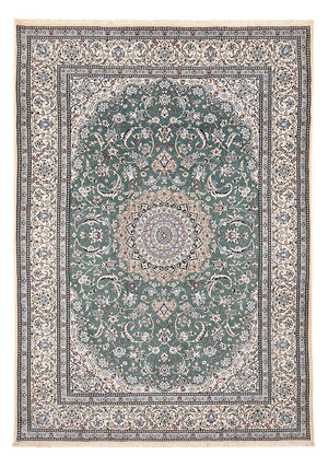 Perserteppich - Nain - Royal - 353 x 242 cm - hellgrün