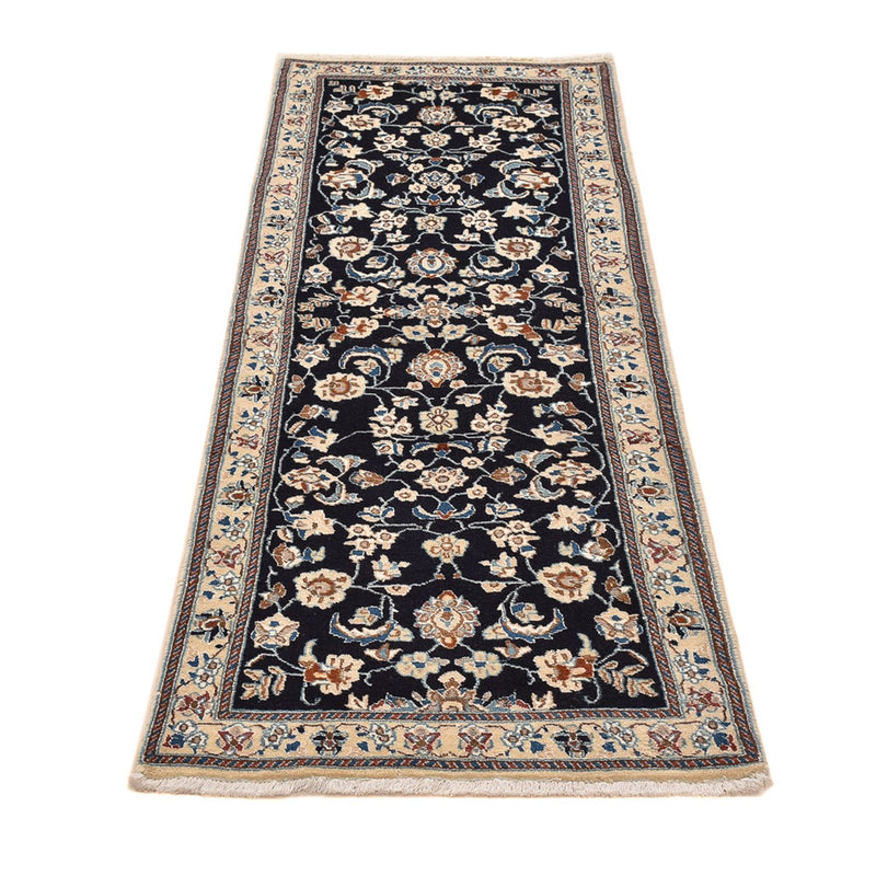Läufer Perser - Nain - Royal - 180 x 68 cm - dunkelblau
