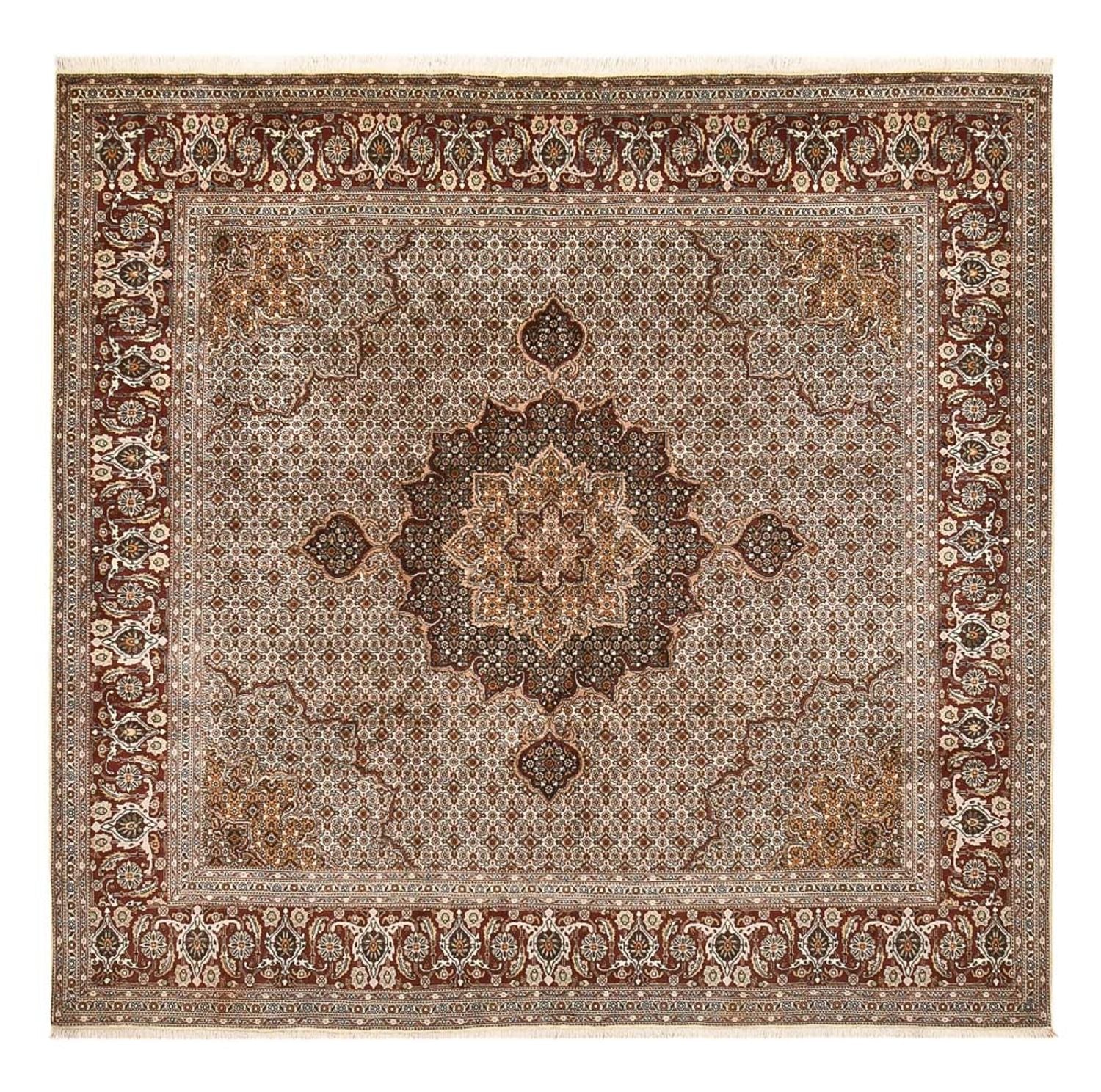Perserteppich - Täbriz - Royal quadratisch  - 252 x 247 cm - braun