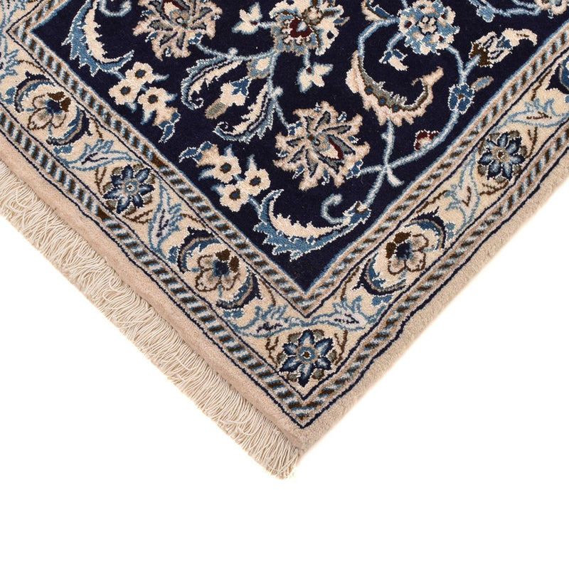 Läufer Perser - Nain - Royal - 197 x 61 cm - dunkelblau