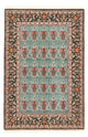Perserteppich - Isfahan - Premium - 193 x 130 cm - türkis