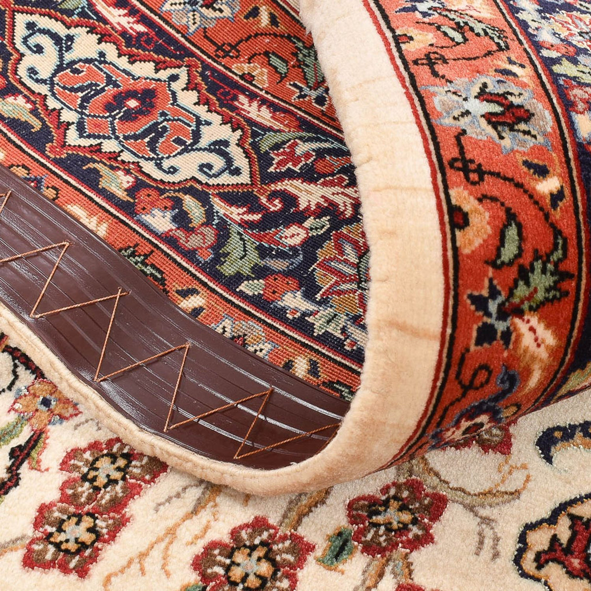 Perserteppich - Ghom - Royal - 157 x 109 cm - hellbeige