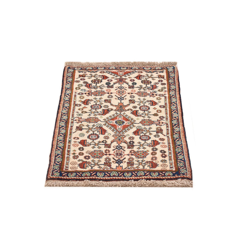 Gabbeh Teppich - Kaschkuli Perser - 60 x 40 cm - beige
