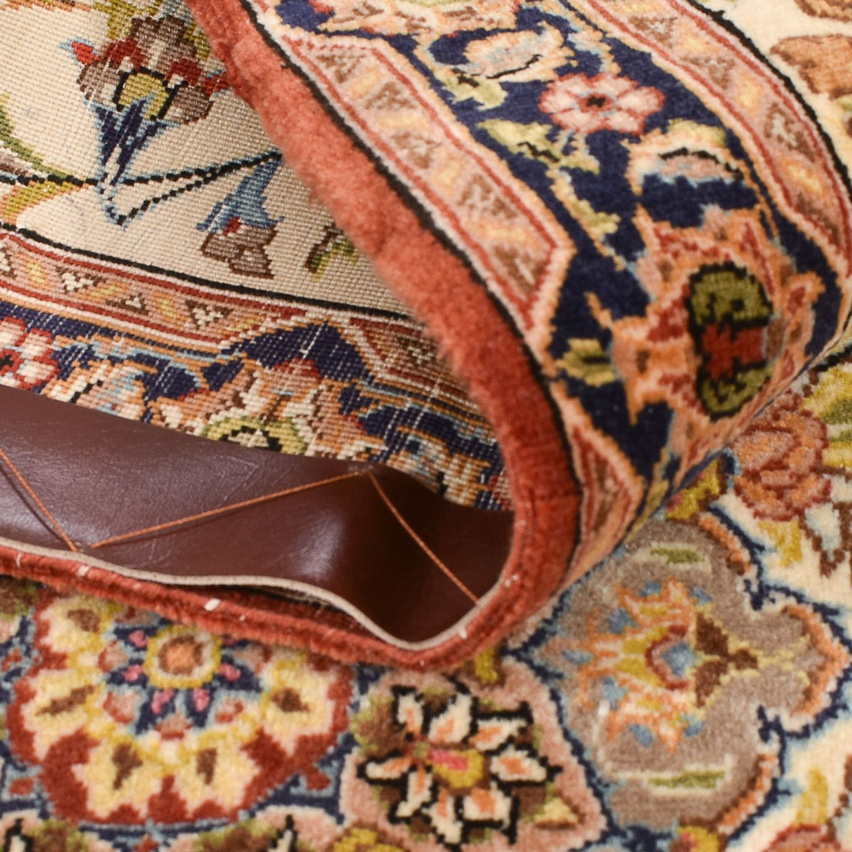 Läufer Perser - Ghom - Royal - 195 x 58 cm - hellbeige