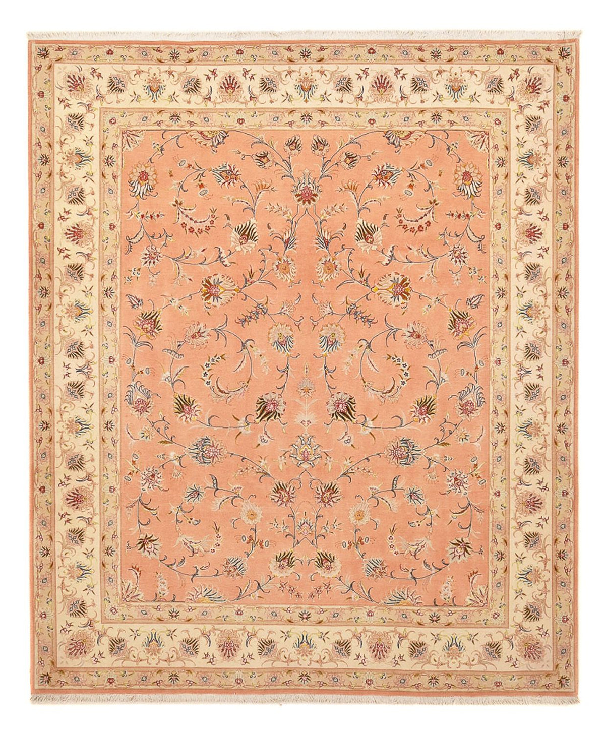 Perserteppich - Täbriz - Royal - 305 x 248 cm - hellrot