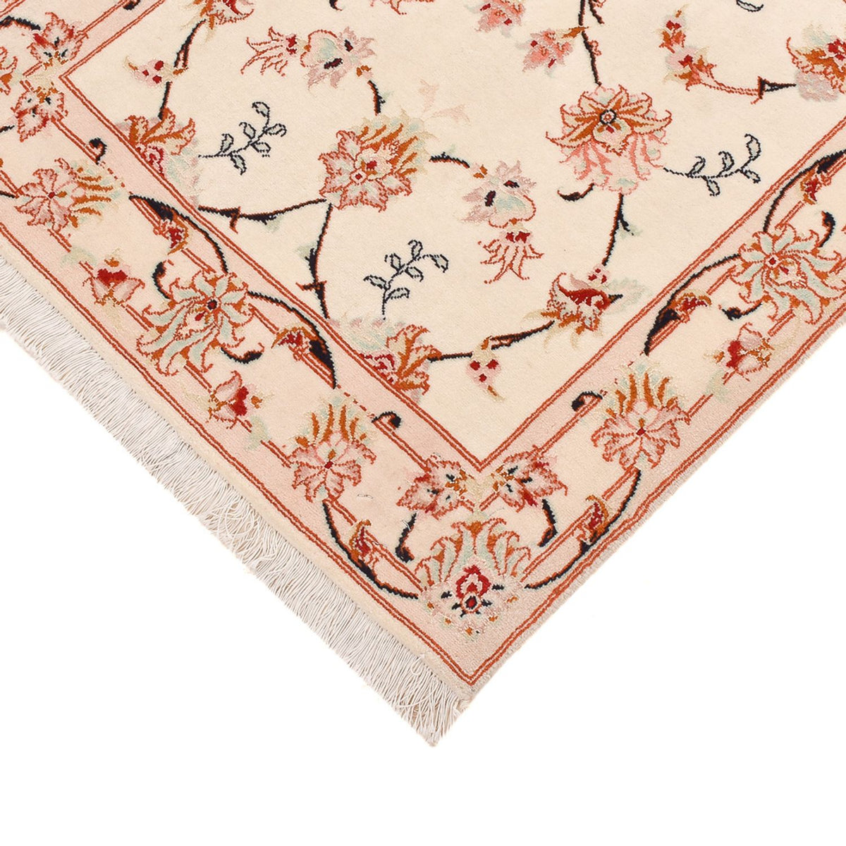 Läufer Perser - Täbriz - Royal - 262 x 77 cm - beige