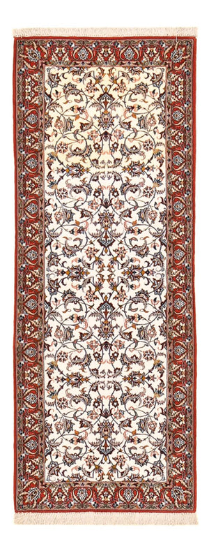 Läufer Perser - Isfahan - Premium - 190 x 70 cm - dunkelbeige