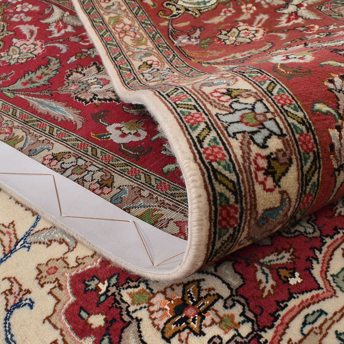 Perserteppich - Täbriz - Royal - 302 x 248 cm - sand