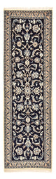 Läufer Perser - Nain - Royal - 196 x 66 cm - dunkelblau