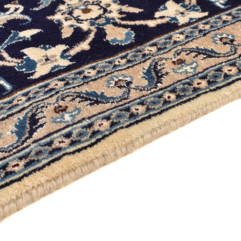 Läufer Perser - Nain - Royal - 196 x 66 cm - dunkelblau