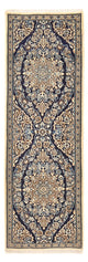 Läufer Perser - Nain - Royal - 188 x 65 cm - dunkelblau