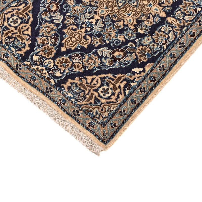 Läufer Perser - Nain - Royal - 188 x 65 cm - dunkelblau