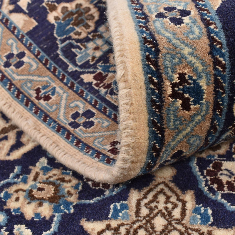 Läufer Perser - Nain - Royal - 188 x 65 cm - dunkelblau