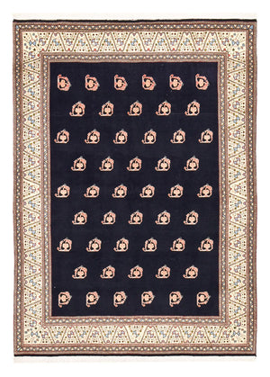 Gabbeh Teppich - Kaschkuli Perser - 240 x 175 cm - dunkelblau