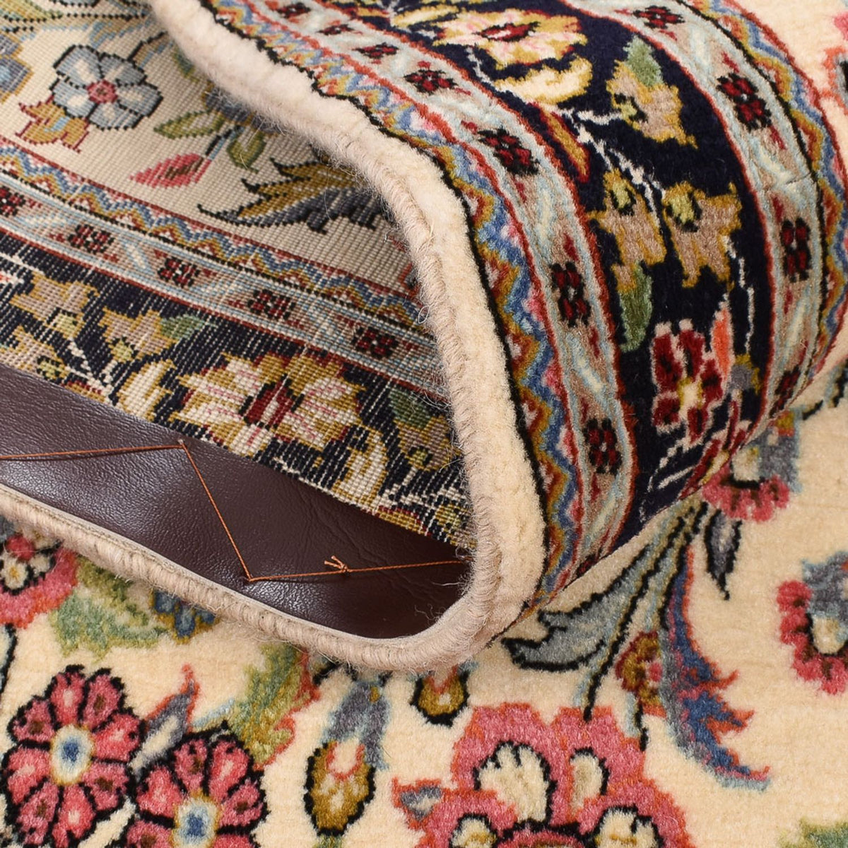 Läufer Perser - Ghom - Royal - 195 x 68 cm - mehrfarbig