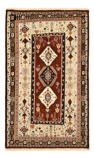 Gabbeh Teppich - Kaschkuli Perser - 190 x 133 cm - mehrfarbig