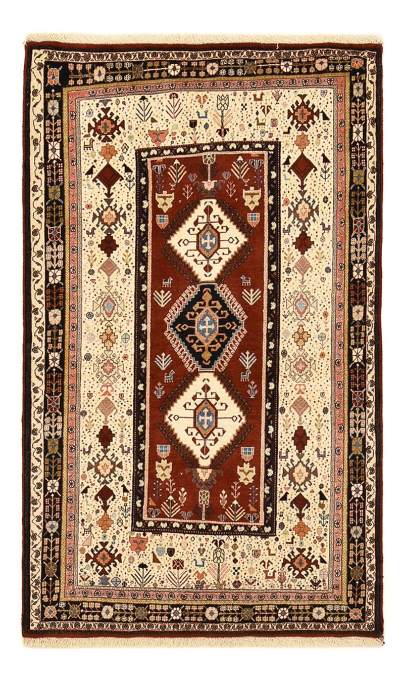 Gabbeh Teppich - Kaschkuli Perser - 190 x 133 cm - mehrfarbig