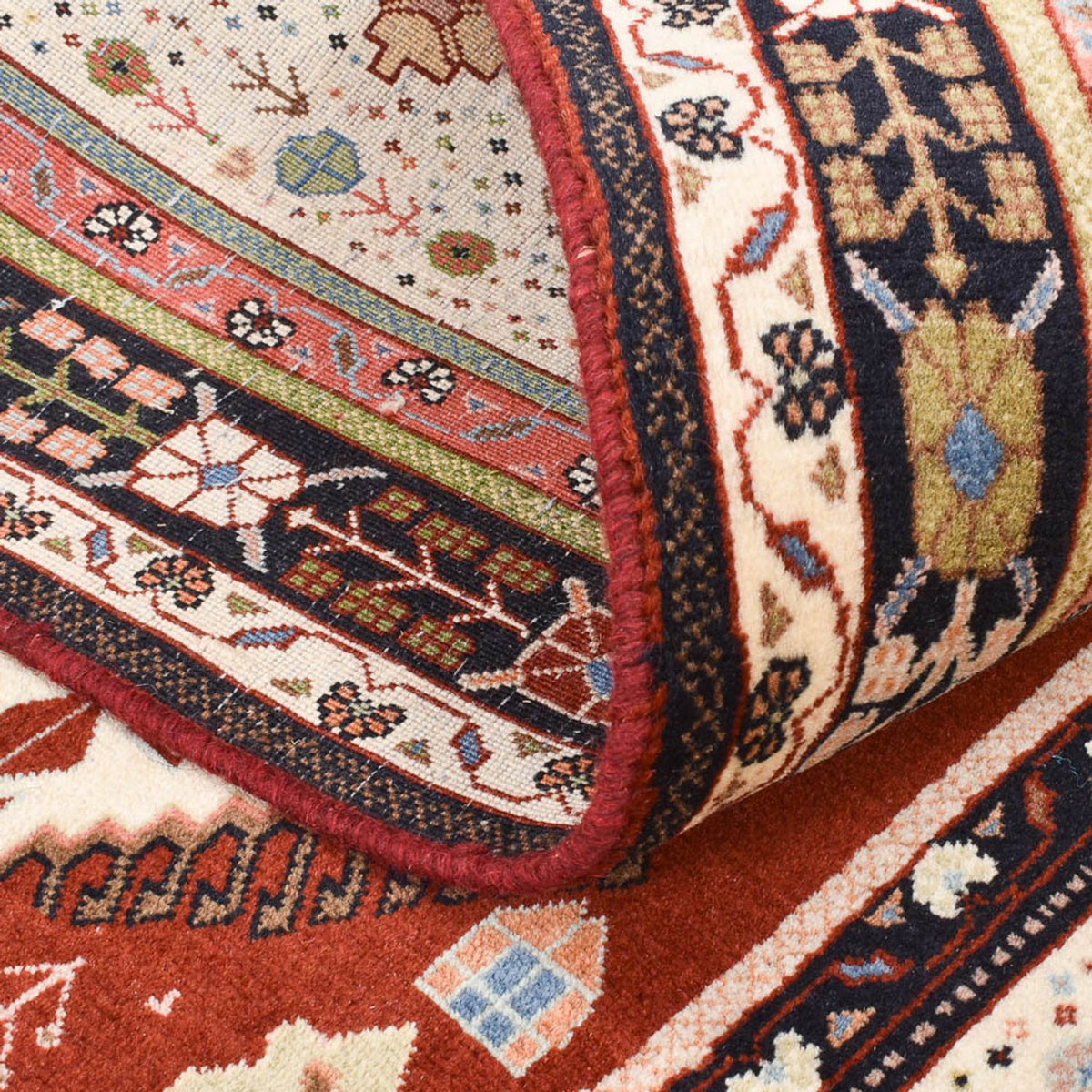 Gabbeh Teppich - Kaschkuli Perser - 190 x 133 cm - mehrfarbig