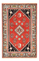 Gabbeh Teppich - Kaschkuli Perser - 203 x 124 cm - rot
