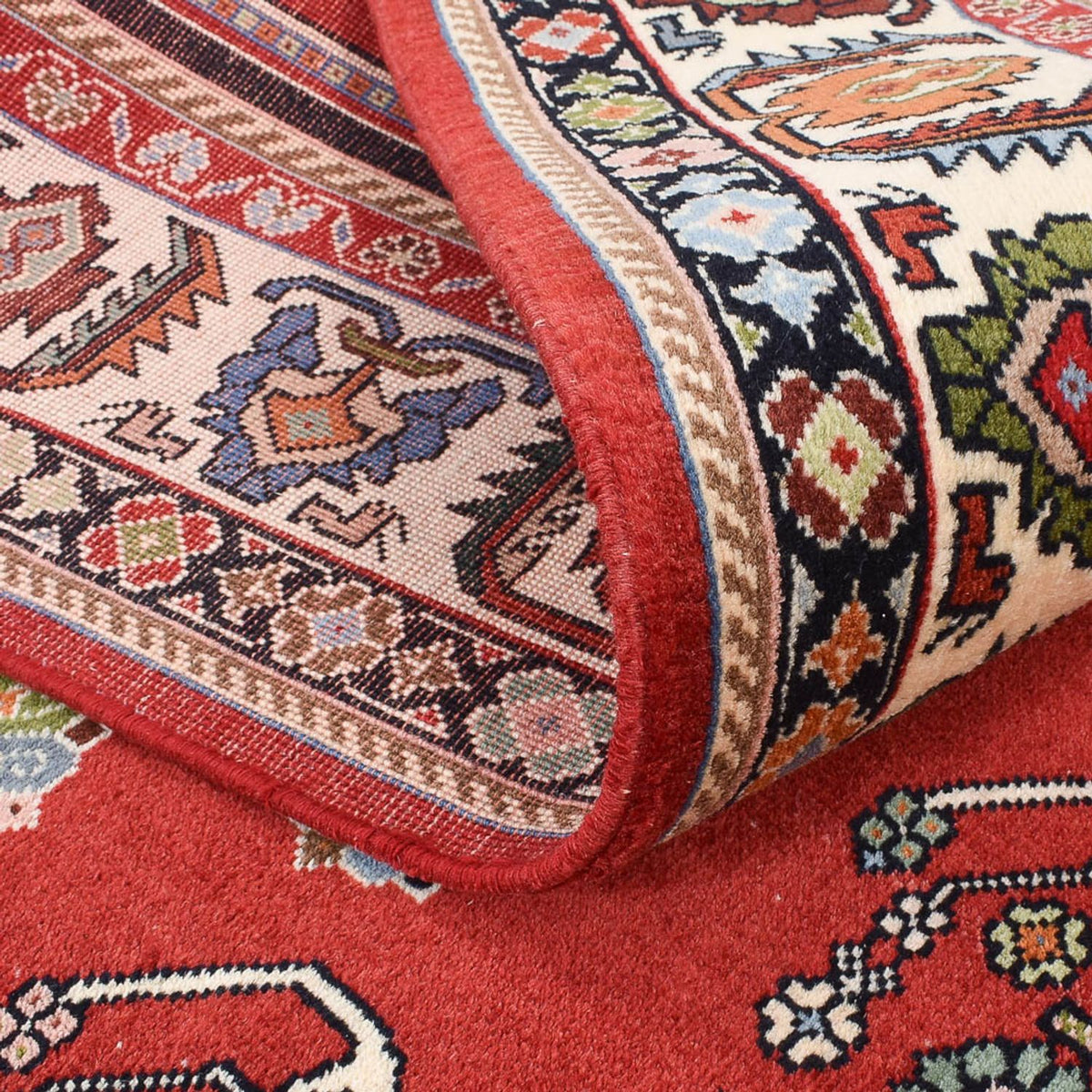 Gabbeh Teppich - Kaschkuli Perser - 203 x 124 cm - rot