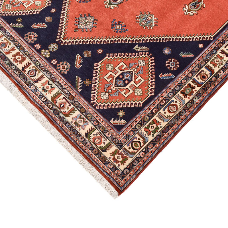 Gabbeh Teppich - Kaschkuli Perser - 245 x 168 cm - hellrot