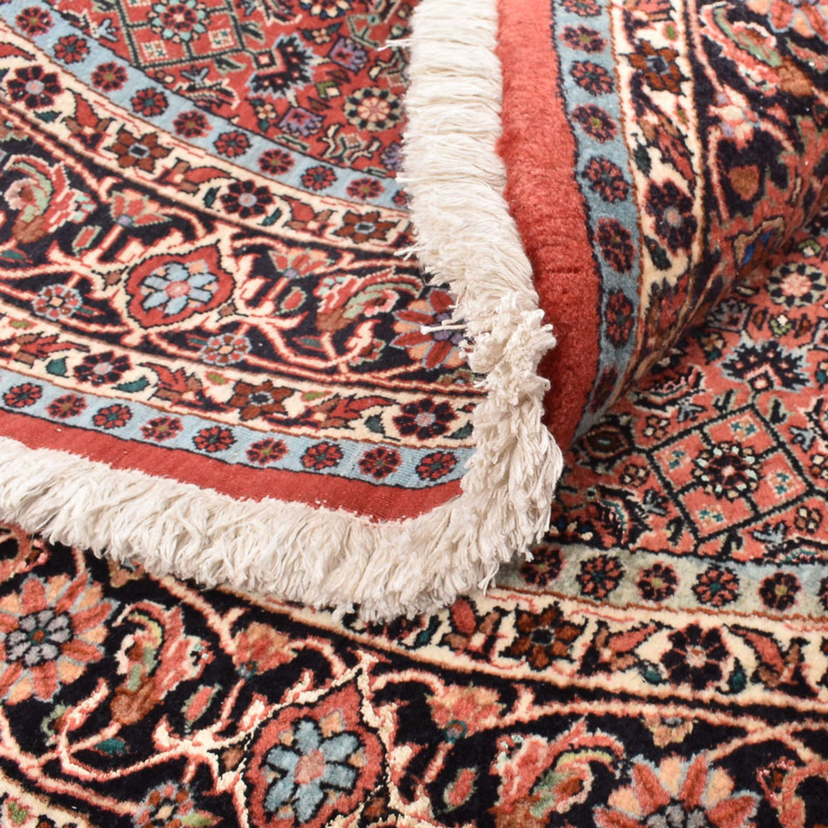 Perserteppich - Bidjar rund  - 150 x 150 cm - hellrot