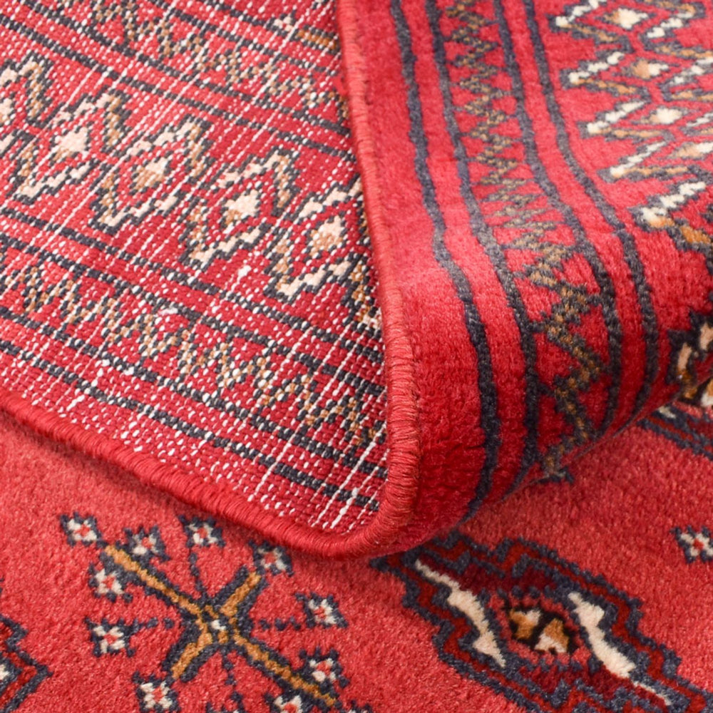 Turkaman Teppich - 138 x 110 cm - rot