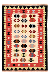 Kelim Teppich - Oriental - 150 x 105 cm - mehrfarbig