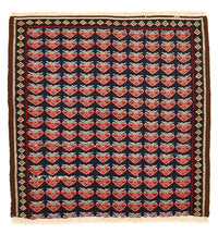 Kelim Teppich - Oriental quadratisch  - 66 x 66 cm - mehrfarbig