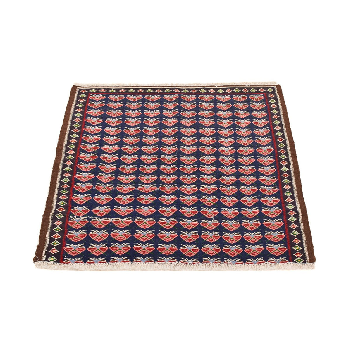 Kelim Teppich - Oriental quadratisch  - 66 x 66 cm - mehrfarbig