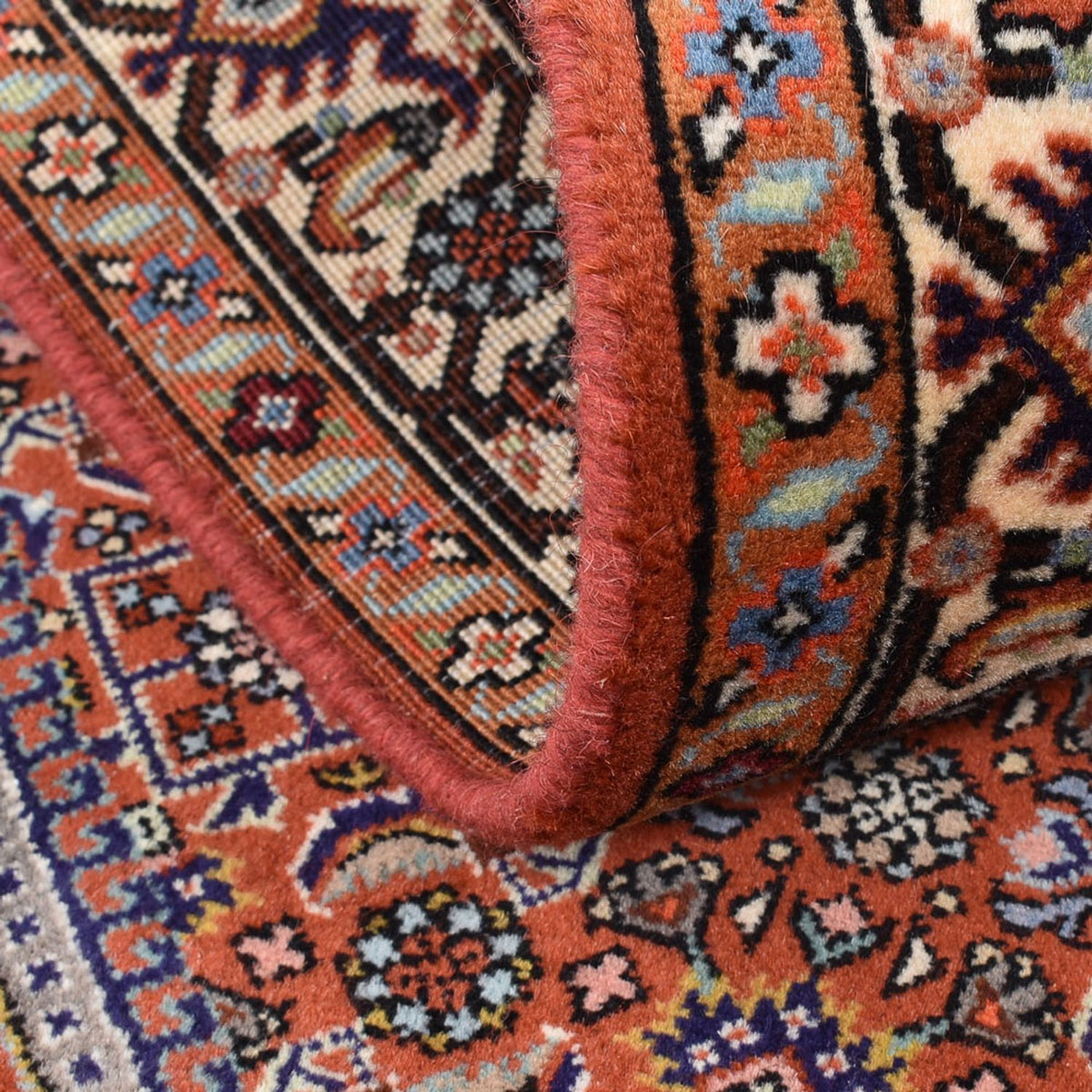 Perserteppich - Bidjar - 145 x 78 cm - bordeauxrot