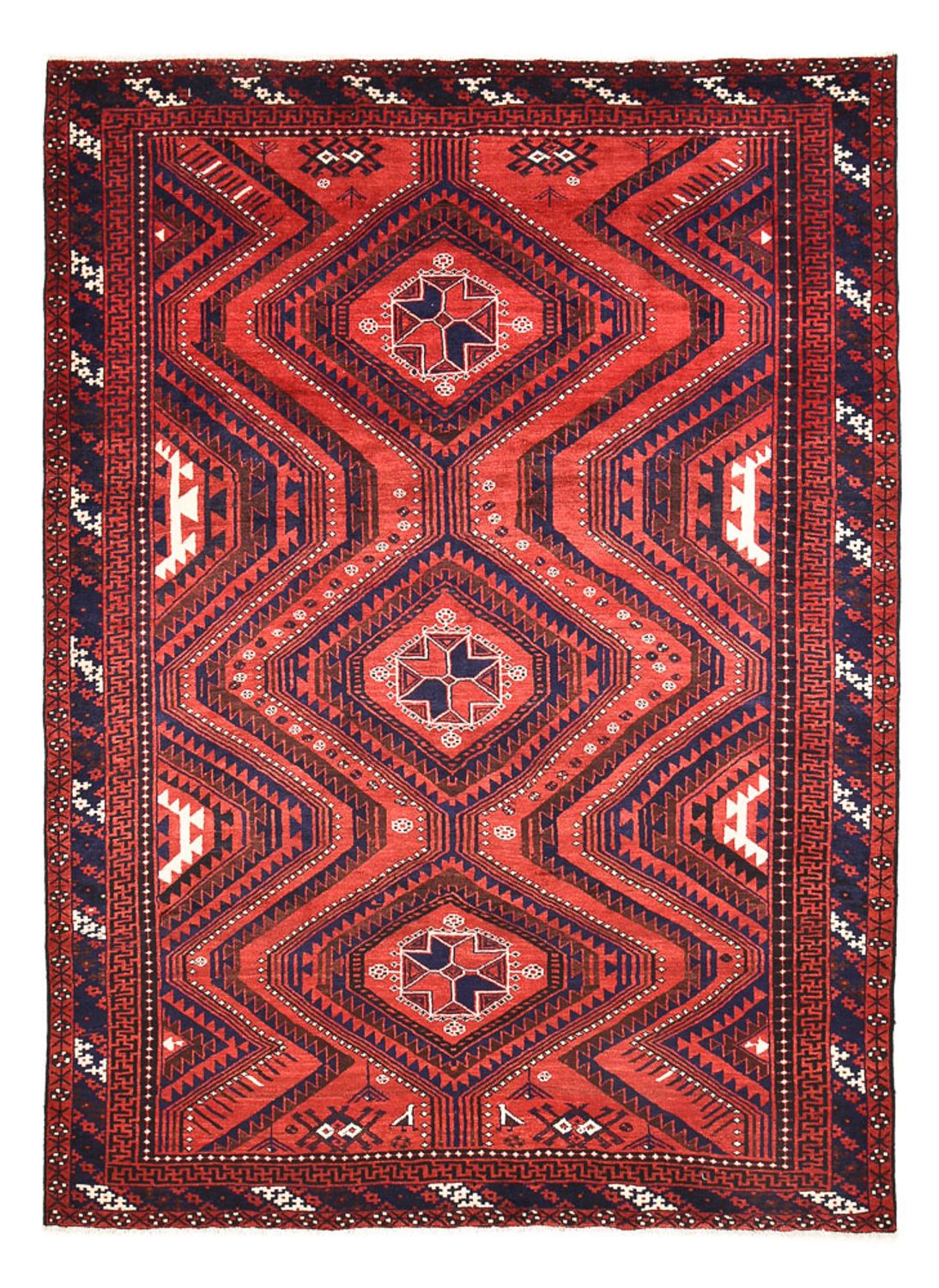 Perserteppich - Nomadic - 320 x 235 cm - rot