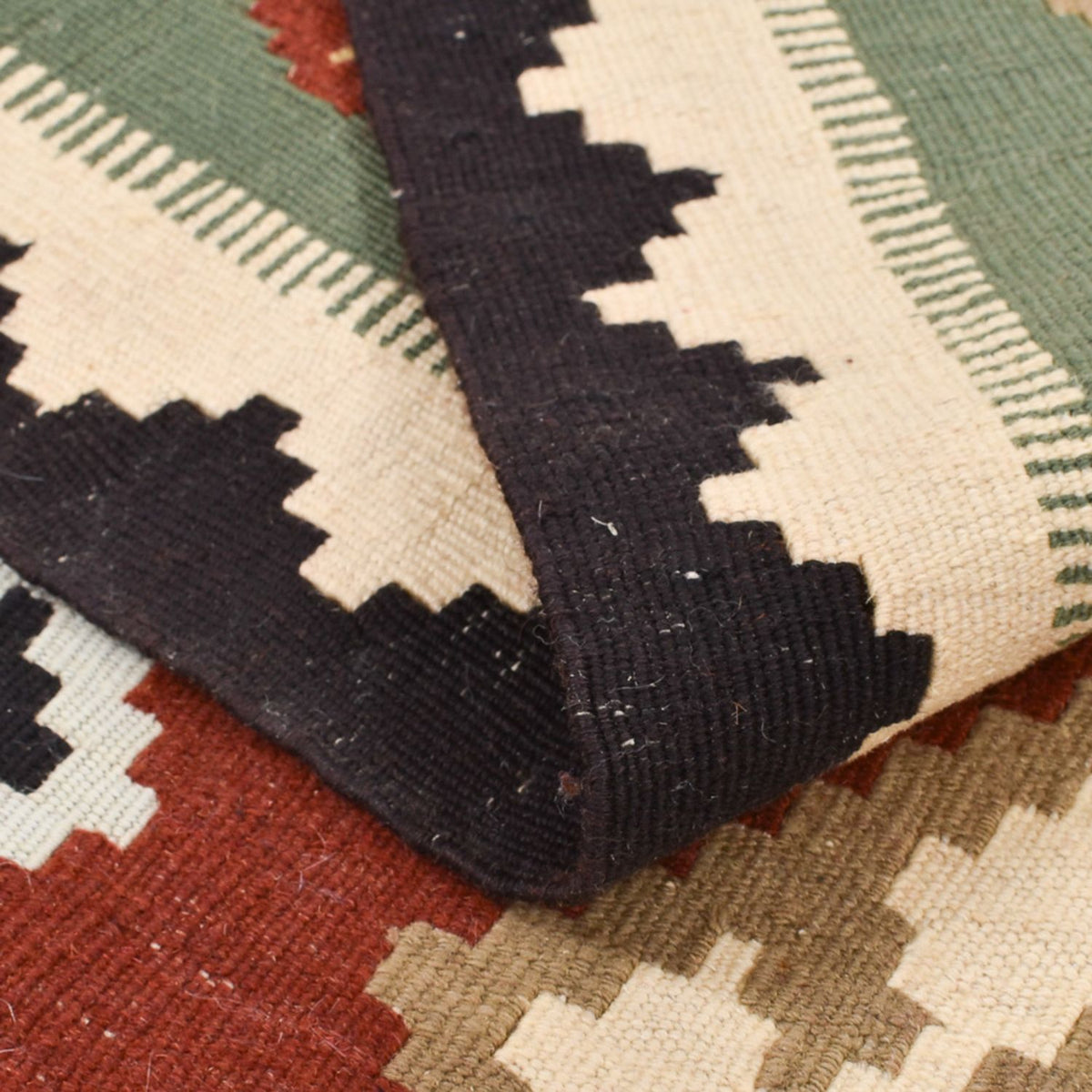 Kelim Teppich - Oriental - 146 x 110 cm - mehrfarbig