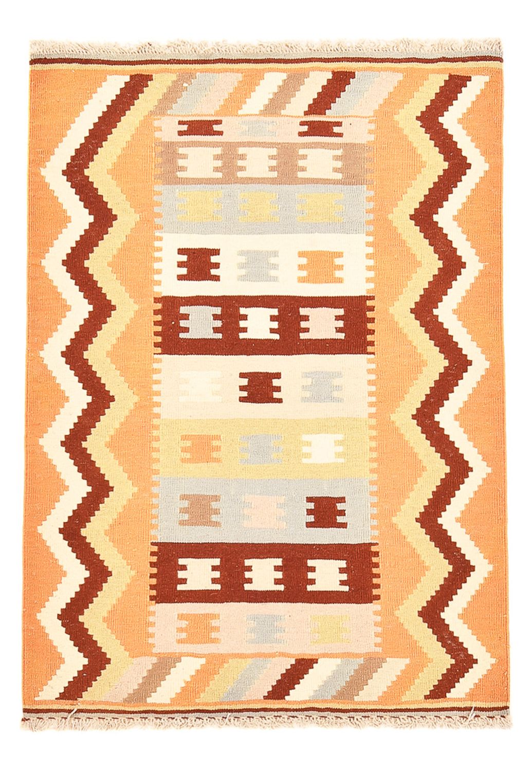 Kelim Teppich - Oriental - 147 x 106 cm - mehrfarbig