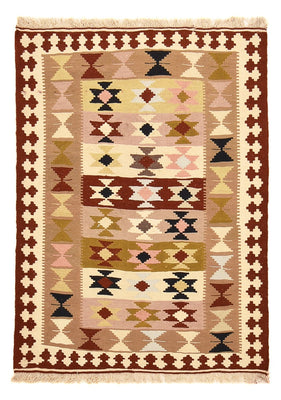 Kelim Teppich - Oriental - 148 x 111 cm - mehrfarbig