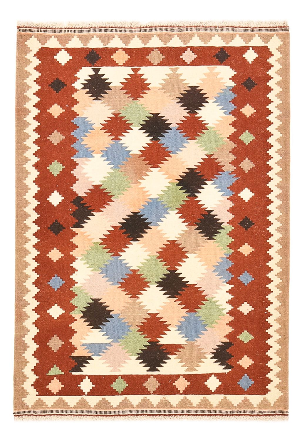 Kelim Teppich - Oriental - 150 x 105 cm - mehrfarbig