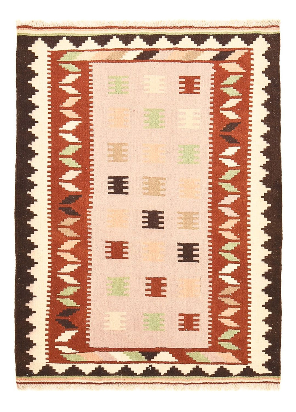 Kelim Teppich - Oriental - 142 x 102 cm - mehrfarbig