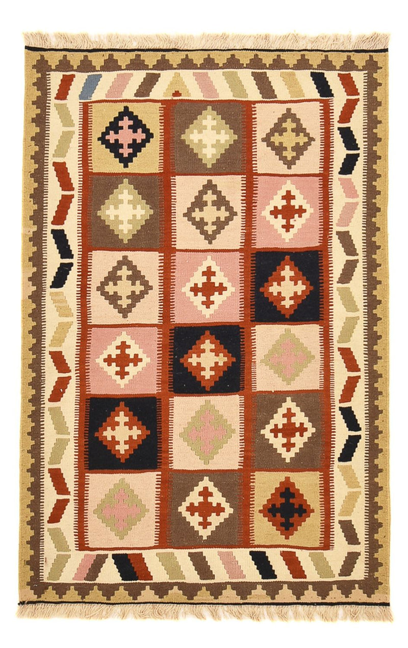 Kelim Teppich - Oriental - 146 x 100 cm - mehrfarbig