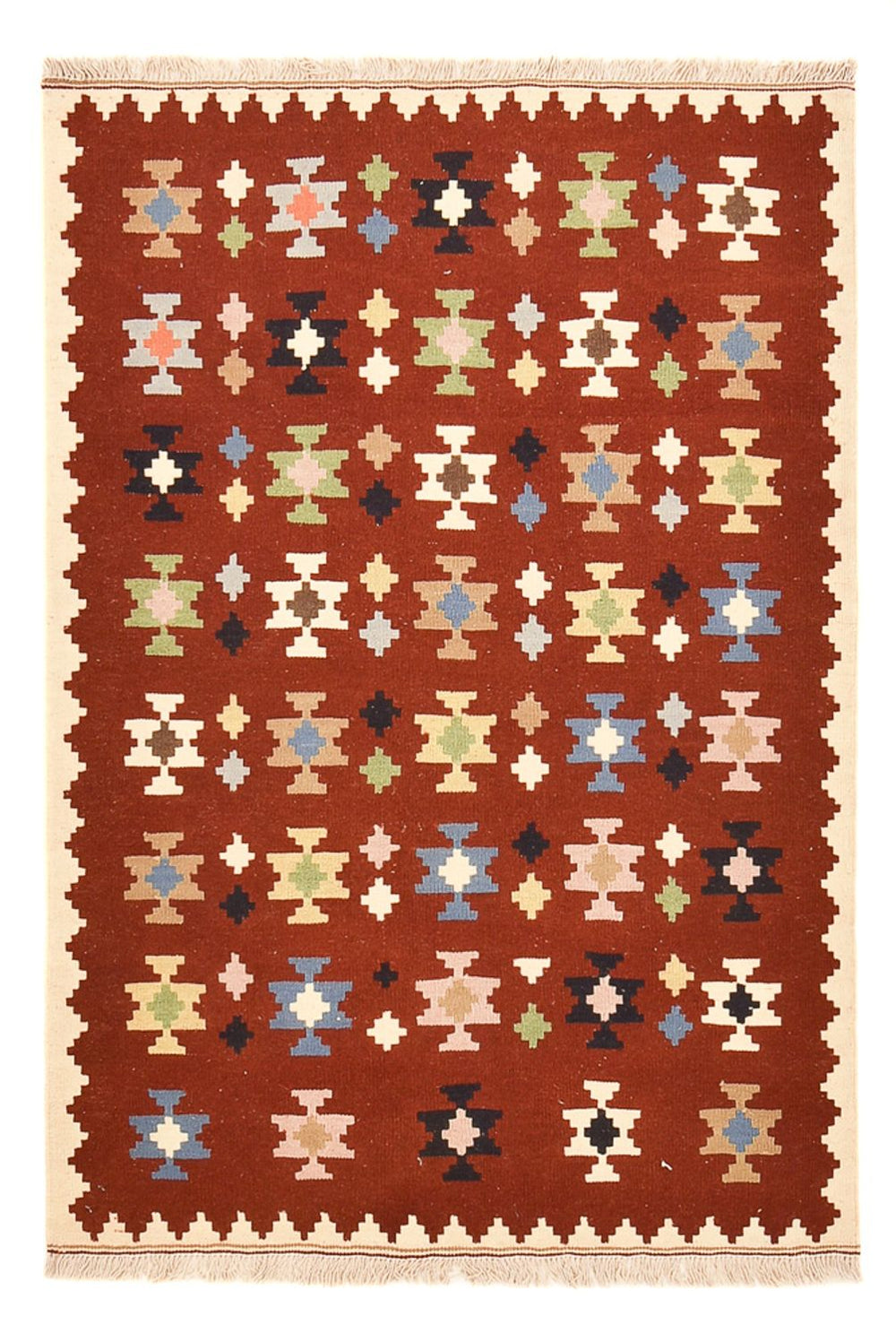Kelim Teppich - Oriental - 153 x 105 cm - mehrfarbig