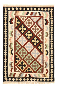 Kelim Teppich - Oriental - 145 x 98 cm - mehrfarbig