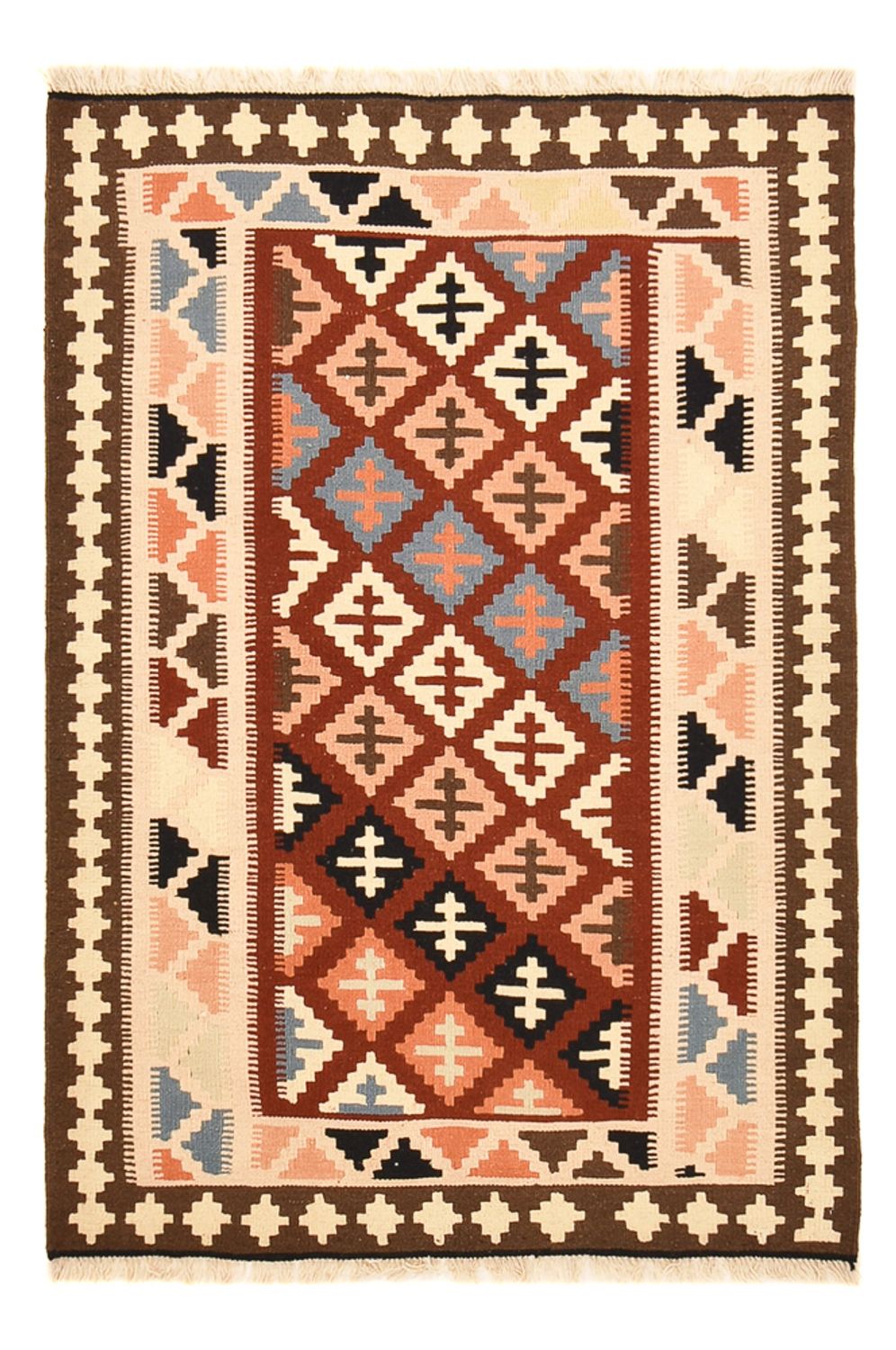 Kelim Teppich - Oriental - 150 x 105 cm - mehrfarbig