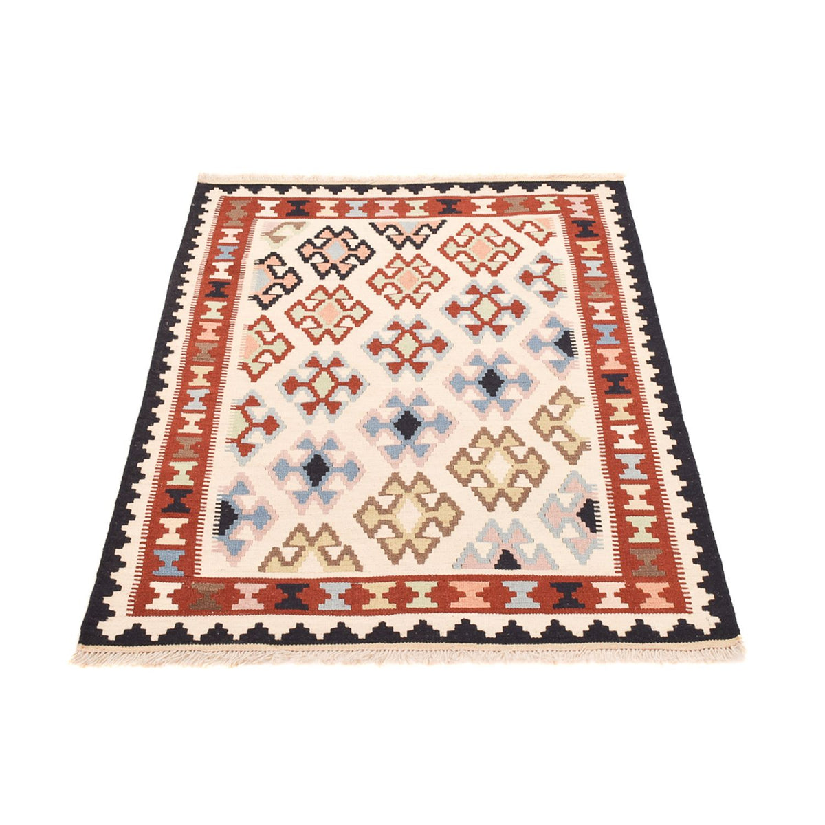 Kelim Teppich - Oriental - 150 x 105 cm - mehrfarbig