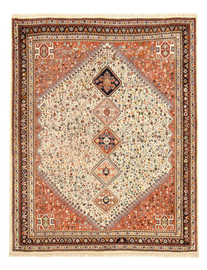 Gabbeh Teppich - Kaschkuli Perser - 222 x 174 cm - sand