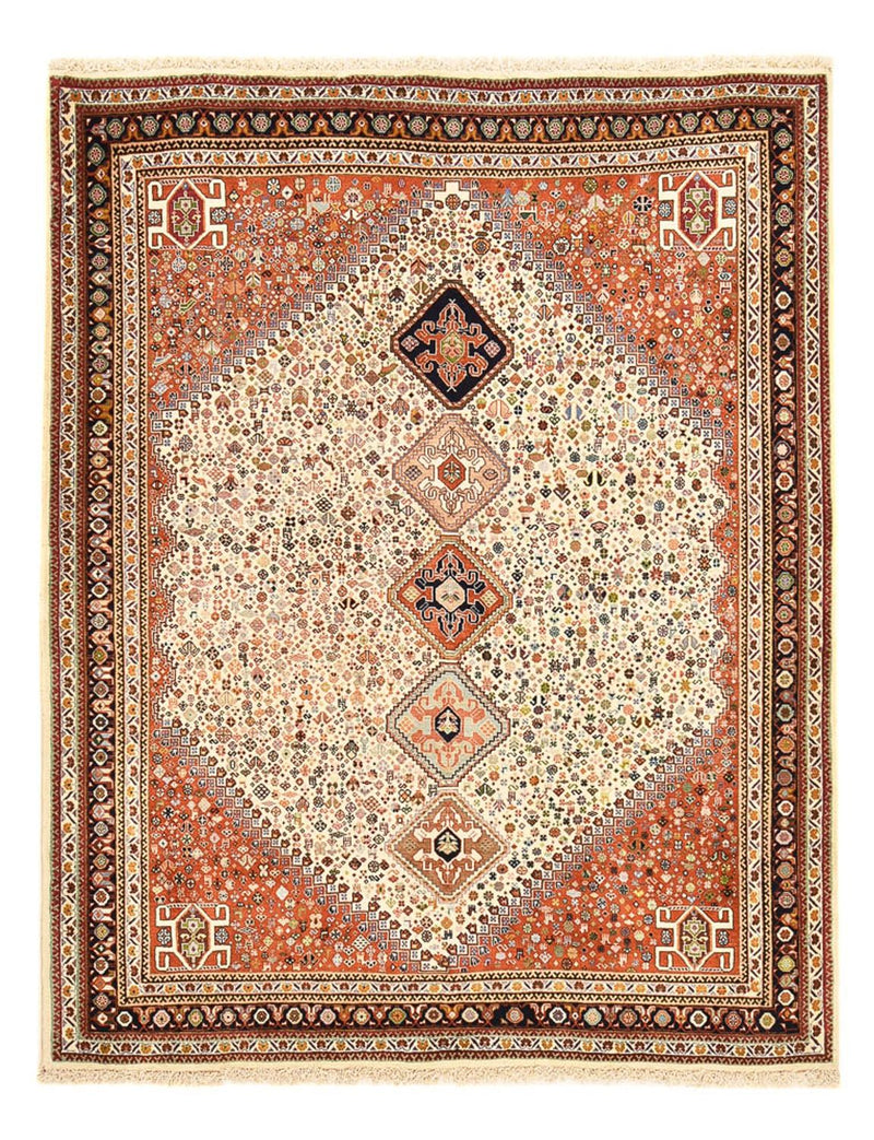 Gabbeh Teppich - Kaschkuli Perser - 222 x 174 cm - sand